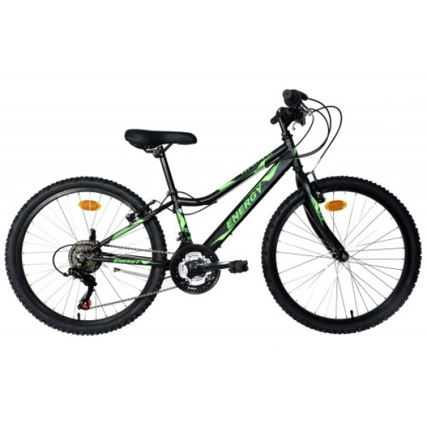 Παιδικό Ποδήλατο Energy Thunder 24" - Black Green Matt 2024